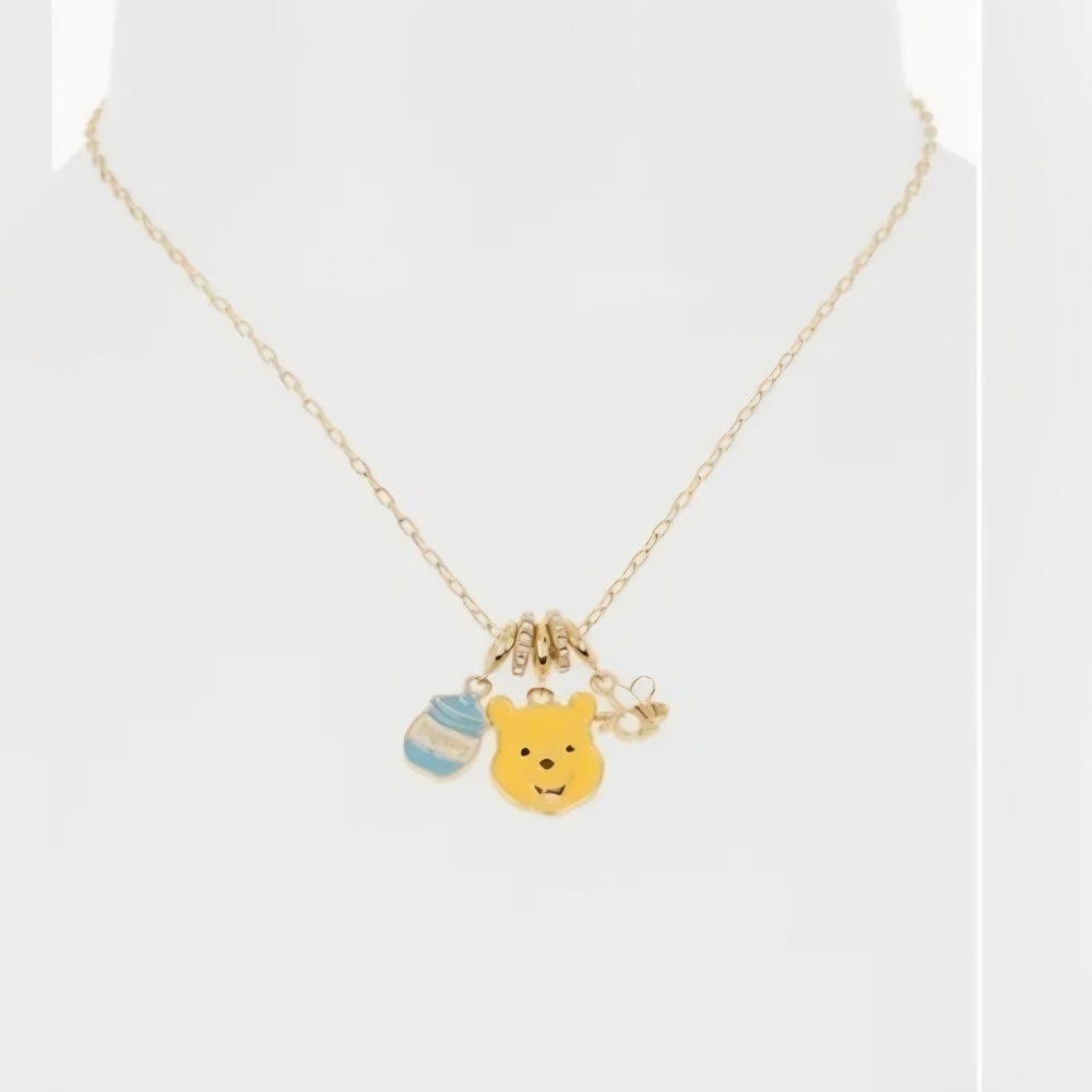 BaubleBar Winnie the Pooh Charm Necklace with Honey Pot - Picture 3 of 3